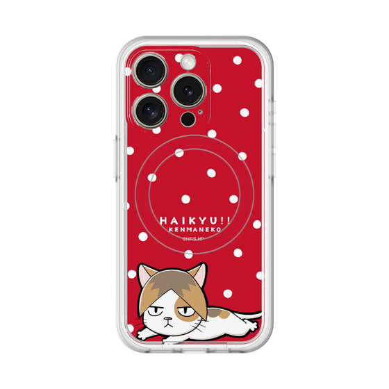 スリムプロテクションプレミアムケース with MagSafe［ ハイキュー!! - ケンマネコ ］
