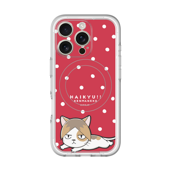 スリムプロテクションプレミアムケース with MagSafe［ ハイキュー!! - ケンマネコ ］