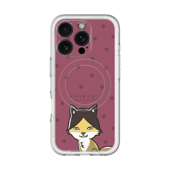 スリムプロテクションプレミアムケース with MagSafe［ ハイキュー!! - スナギツネ ］