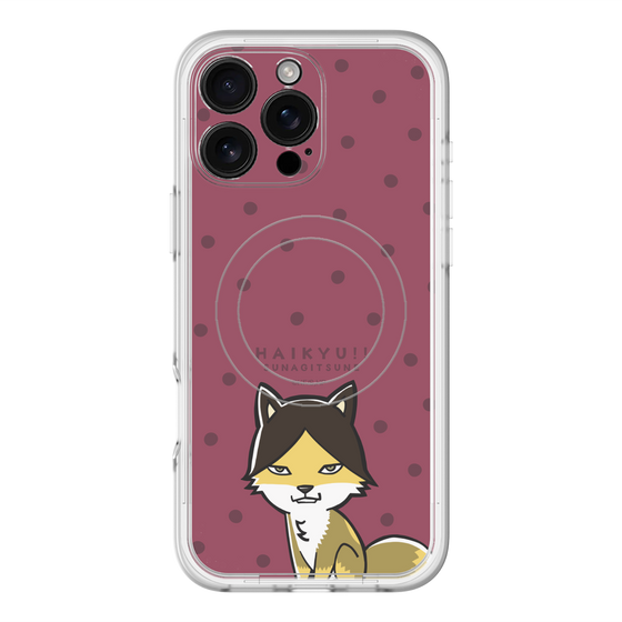 スリムプロテクションプレミアムケース with MagSafe［ ハイキュー!! - スナギツネ ］