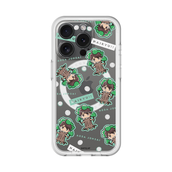 スリムプロテクションプレミアムケース with MagSafe［ ハイキュー!! - マスコットキャラ - 青葉城西高校 ］