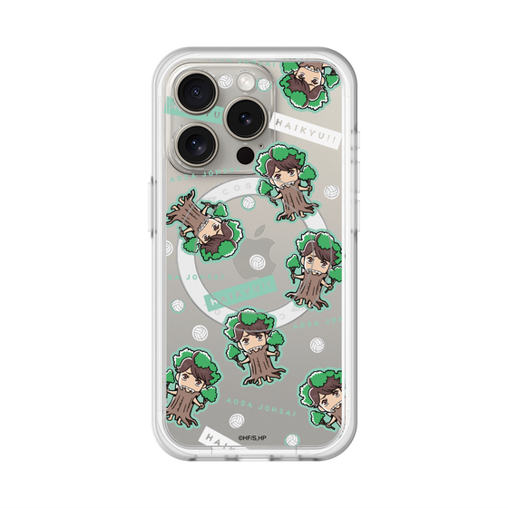 スリムプロテクションプレミアムケース with MagSafe［ ハイキュー!! - マスコットキャラ - 青葉城西高校 ］