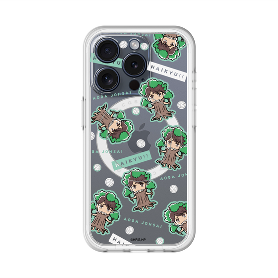 スリムプロテクションプレミアムケース with MagSafe［ ハイキュー!! - マスコットキャラ - 青葉城西高校 ］