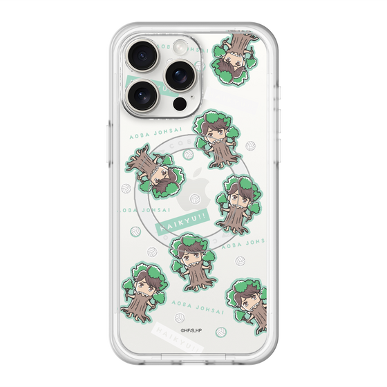 スリムプロテクションプレミアムケース with MagSafe［ ハイキュー!! - マスコットキャラ - 青葉城西高校 ］