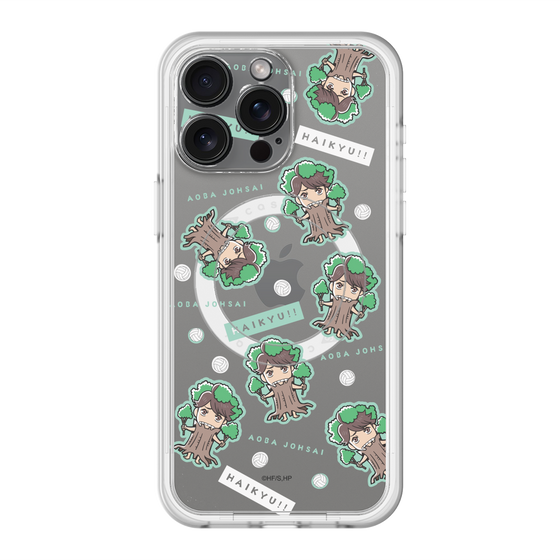 スリムプロテクションプレミアムケース with MagSafe［ ハイキュー!! - マスコットキャラ - 青葉城西高校 ］