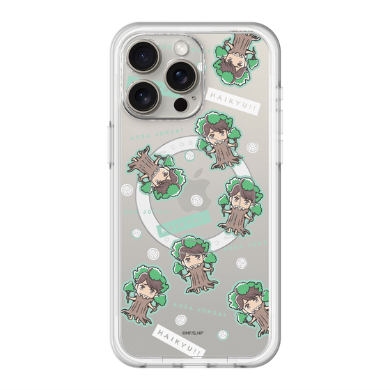 スリムプロテクションプレミアムケース with MagSafe［ ハイキュー!! - マスコットキャラ - 青葉城西高校 ］