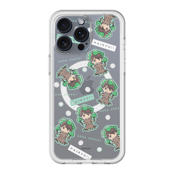 スリムプロテクションプレミアムケース with MagSafe［ ハイキュー!! - マスコットキャラ - 青葉城西高校 ］