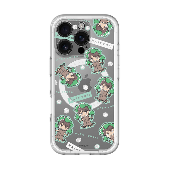 スリムプロテクションプレミアムケース with MagSafe［ ハイキュー!! - マスコットキャラ - 青葉城西高校 ］