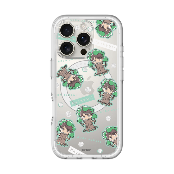 スリムプロテクションプレミアムケース with MagSafe［ ハイキュー!! - マスコットキャラ - 青葉城西高校 ］