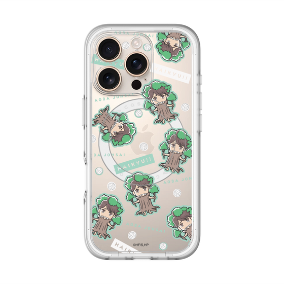 スリムプロテクションプレミアムケース with MagSafe［ ハイキュー!! - マスコットキャラ - 青葉城西高校 ］