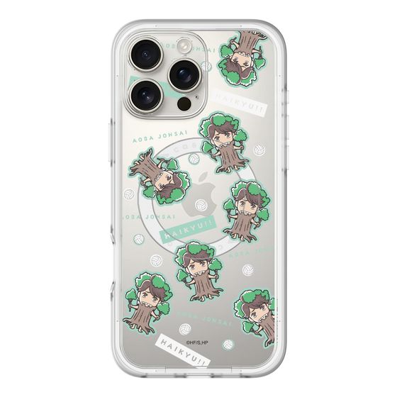 スリムプロテクションプレミアムケース with MagSafe［ ハイキュー!! - マスコットキャラ - 青葉城西高校 ］