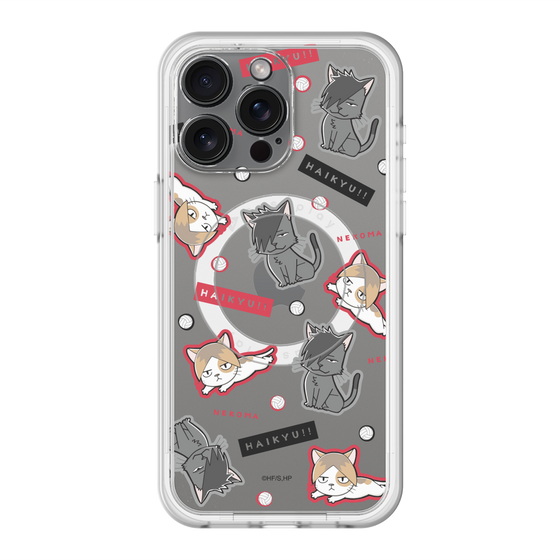 スリムプロテクションプレミアムケース with MagSafe［ ハイキュー!! - マスコットキャラ - 音駒高校 ］