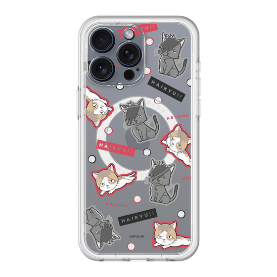 スリムプロテクションプレミアムケース with MagSafe［ ハイキュー!! - マスコットキャラ - 音駒高校 ］