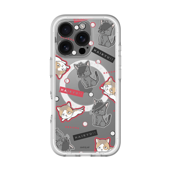スリムプロテクションプレミアムケース with MagSafe［ ハイキュー!! - マスコットキャラ - 音駒高校 ］