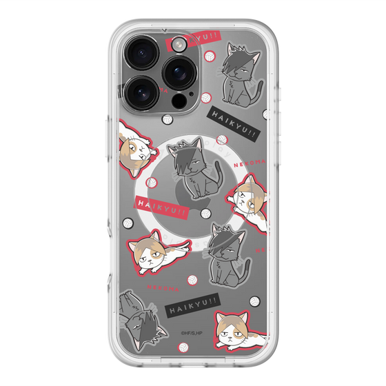 スリムプロテクションプレミアムケース with MagSafe［ ハイキュー!! - マスコットキャラ - 音駒高校 ］