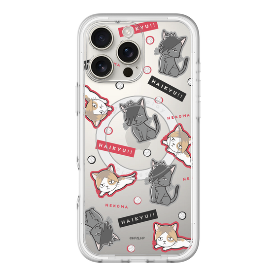 スリムプロテクションプレミアムケース with MagSafe［ ハイキュー!! - マスコットキャラ - 音駒高校 ］