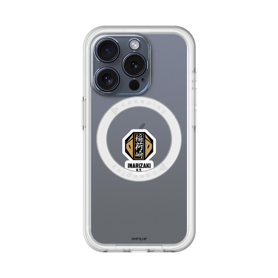 スリムプロテクションプレミアムケース with MagSafe［ ハイキュー!! - スクールバッジ - 稲荷崎高校 ］
