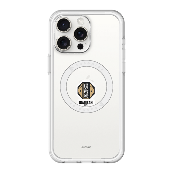 スリムプロテクションプレミアムケース with MagSafe［ ハイキュー!! - スクールバッジ - 稲荷崎高校 ］