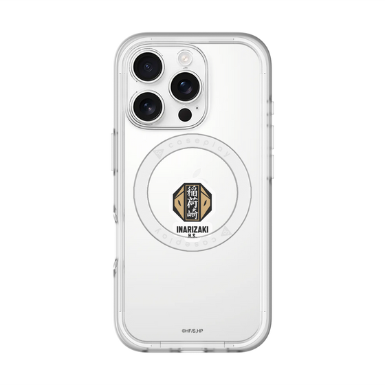 スリムプロテクションプレミアムケース with MagSafe［ ハイキュー!! - スクールバッジ - 稲荷崎高校 ］
