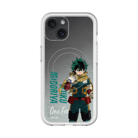 スリムプロテクションプレミアムケース with MagSafe［ 僕のヒーローアカデミア - 立ち絵 - 緑谷 出久 ］