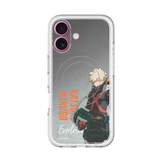 スリムプロテクションプレミアムケース with MagSafe［ 僕のヒーローアカデミア - 立ち絵 - 爆豪 勝己 ］