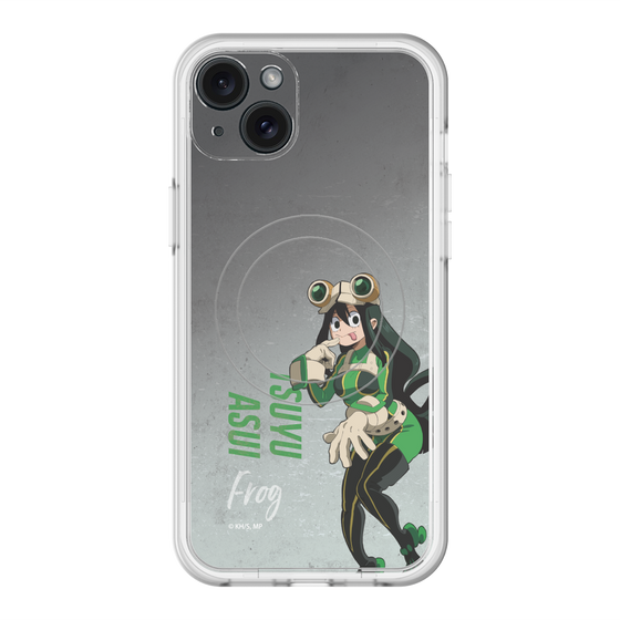 スリムプロテクションプレミアムケース with MagSafe［ 僕のヒーローアカデミア - 立ち絵 -蛙吹 梅雨 ］