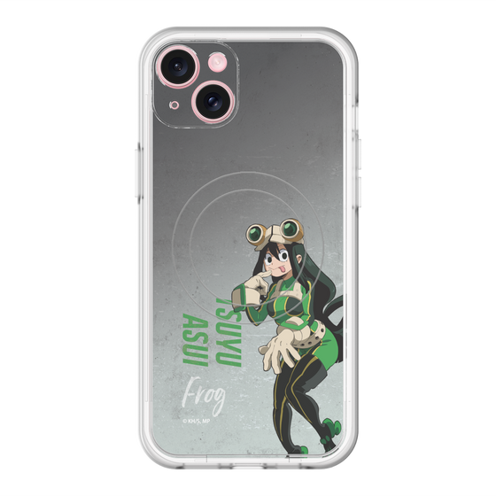 スリムプロテクションプレミアムケース with MagSafe［ 僕のヒーローアカデミア - 立ち絵 -蛙吹 梅雨 ］