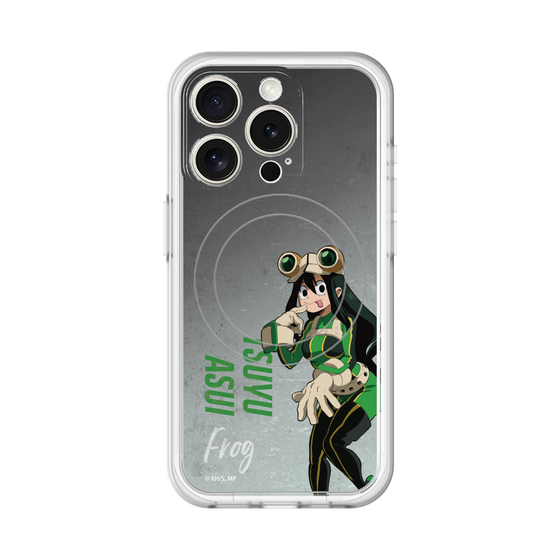 スリムプロテクションプレミアムケース with MagSafe［ 僕のヒーローアカデミア - 立ち絵 -蛙吹 梅雨 ］