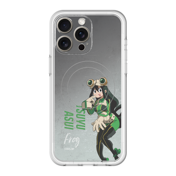 スリムプロテクションプレミアムケース with MagSafe［ 僕のヒーローアカデミア - 立ち絵 -蛙吹 梅雨 ］