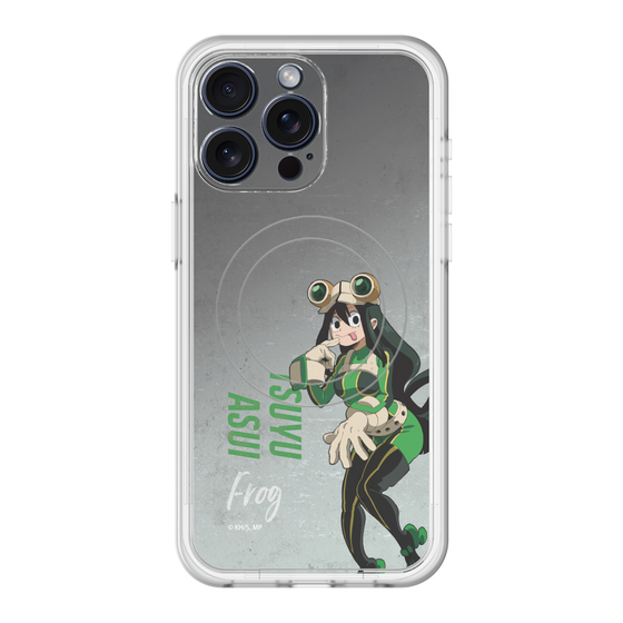 スリムプロテクションプレミアムケース with MagSafe［ 僕のヒーローアカデミア - 立ち絵 -蛙吹 梅雨 ］