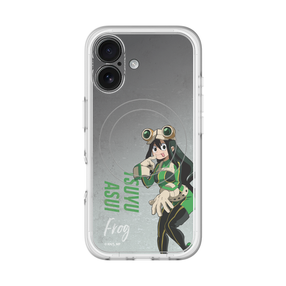 スリムプロテクションプレミアムケース with MagSafe［ 僕のヒーローアカデミア - 立ち絵 -蛙吹 梅雨 ］