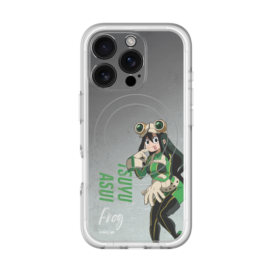 スリムプロテクションプレミアムケース with MagSafe［ 僕のヒーローアカデミア - 立ち絵 -蛙吹 梅雨 ］