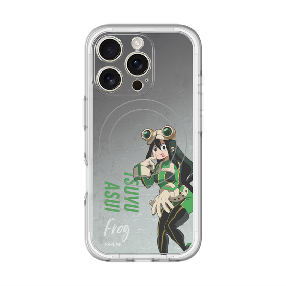 スリムプロテクションプレミアムケース with MagSafe［ 僕のヒーローアカデミア - 立ち絵 -蛙吹 梅雨 ］