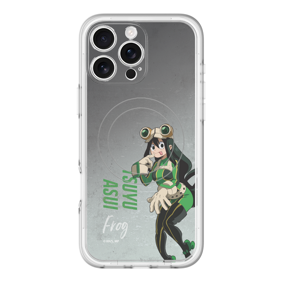 スリムプロテクションプレミアムケース with MagSafe［ 僕のヒーローアカデミア - 立ち絵 -蛙吹 梅雨 ］