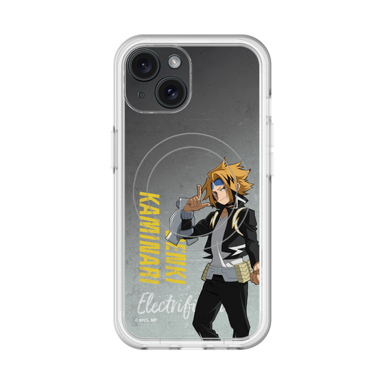 スリムプロテクションプレミアムケース with MagSafe［ 僕のヒーローアカデミア - 立ち絵 - 上鳴 電気 ］