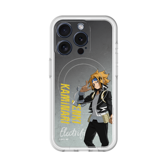スリムプロテクションプレミアムケース with MagSafe［ 僕のヒーローアカデミア - 立ち絵 - 上鳴 電気 ］