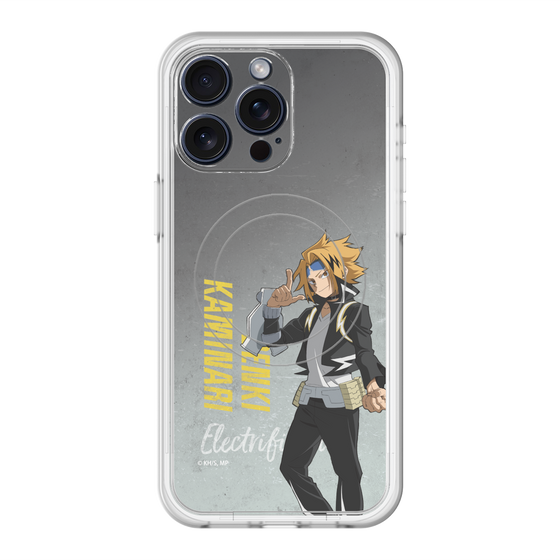 スリムプロテクションプレミアムケース with MagSafe［ 僕のヒーローアカデミア - 立ち絵 - 上鳴 電気 ］