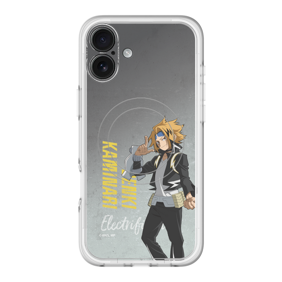 スリムプロテクションプレミアムケース with MagSafe［ 僕のヒーローアカデミア - 立ち絵 - 上鳴 電気 ］