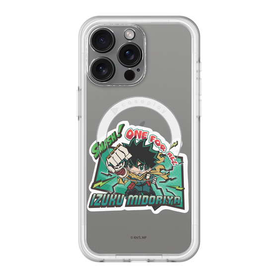 スリムプロテクションプレミアムケース with MagSafe［ 僕のヒーローアカデミア - ミニキャラ - 緑谷 出久 ］