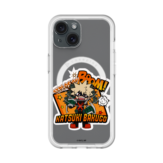 スリムプロテクションプレミアムケース with MagSafe［ 僕のヒーローアカデミア - ミニキャラ - 爆豪 勝己 ］