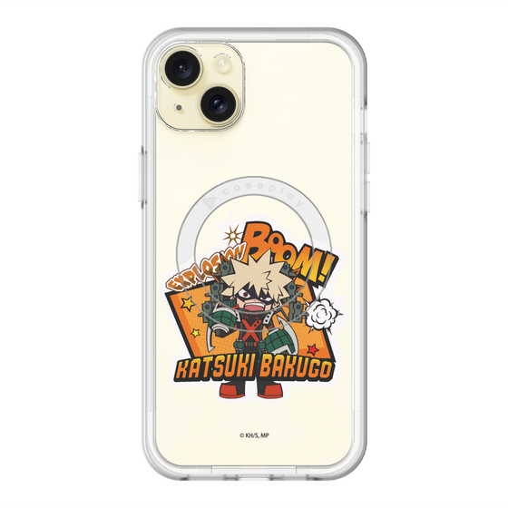 スリムプロテクションプレミアムケース with MagSafe［ 僕のヒーローアカデミア - ミニキャラ - 爆豪 勝己 ］