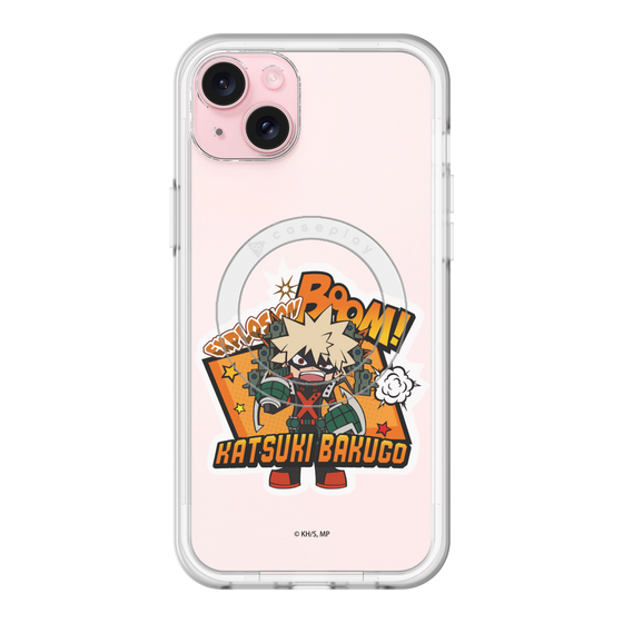 スリムプロテクションプレミアムケース with MagSafe［ 僕のヒーローアカデミア - ミニキャラ - 爆豪 勝己 ］