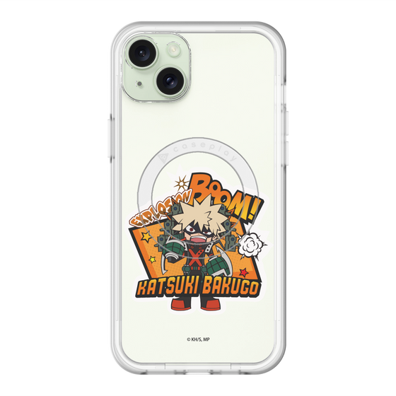 スリムプロテクションプレミアムケース with MagSafe［ 僕のヒーローアカデミア - ミニキャラ - 爆豪 勝己 ］