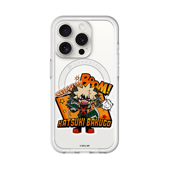 スリムプロテクションプレミアムケース with MagSafe［ 僕のヒーローアカデミア - ミニキャラ - 爆豪 勝己 ］