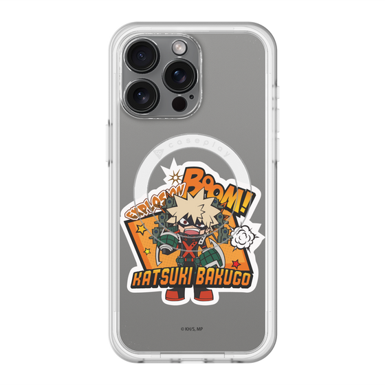 スリムプロテクションプレミアムケース with MagSafe［ 僕のヒーローアカデミア - ミニキャラ - 爆豪 勝己 ］