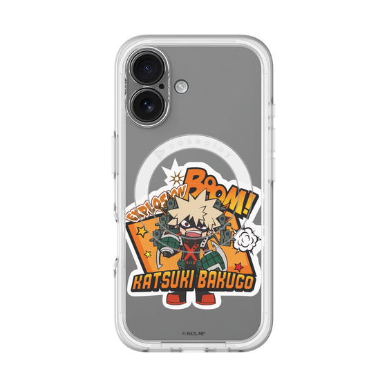 スリムプロテクションプレミアムケース with MagSafe［ 僕のヒーローアカデミア - ミニキャラ - 爆豪 勝己 ］