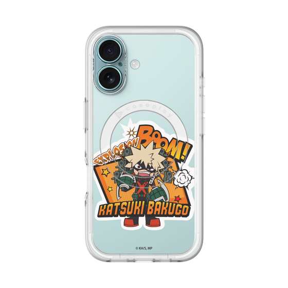 スリムプロテクションプレミアムケース with MagSafe［ 僕のヒーローアカデミア - ミニキャラ - 爆豪 勝己 ］