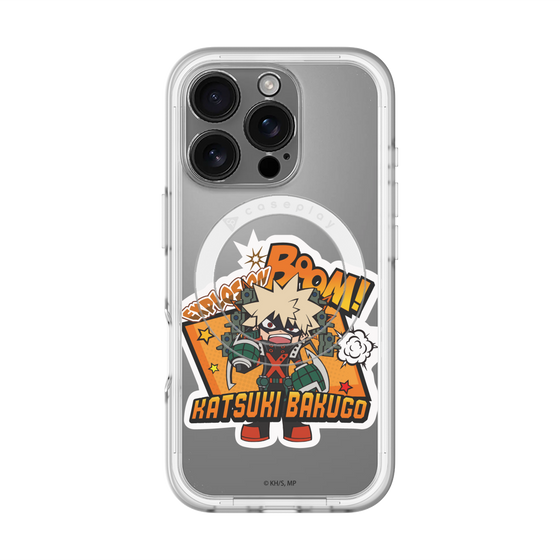 スリムプロテクションプレミアムケース with MagSafe［ 僕のヒーローアカデミア - ミニキャラ - 爆豪 勝己 ］
