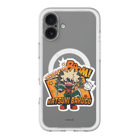 スリムプロテクションプレミアムケース with MagSafe［ 僕のヒーローアカデミア - ミニキャラ - 爆豪 勝己 ］