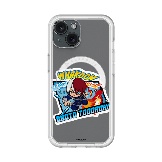 スリムプロテクションプレミアムケース with MagSafe［ 僕のヒーローアカデミア - ミニキャラ - 轟 焦凍 ］